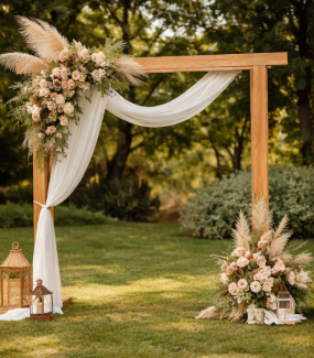 Arche de cérémonie pour mariage laïque